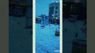 #firstsnowfall☃ #enjoying #snowlife❄ #mbbsabroad #JASU #snowfallinggreenscreen ⛄