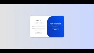 Animated & Responsive Login Form using HTML,CSS, and a little bit of Javascript