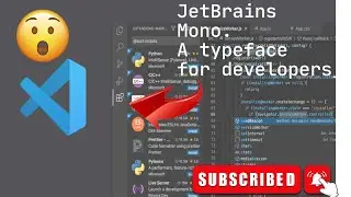 JetBrains Mono Font Used In VS Code | Simple Trick 😍🎇✨🔥#VS Code #JetBrains