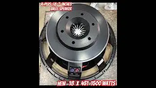 #bassspeaker 18 inches A-plus 18 X 451 new model #djspeakar #indoremarket