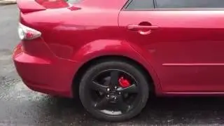 Mazda 6 Matte Black Dipped Wheels !