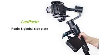 How to mount monitor on Ronin S with the lanparte gimbal side plate?
