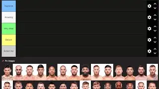 [ASMR] UFC Striker Tier List (Whispered)