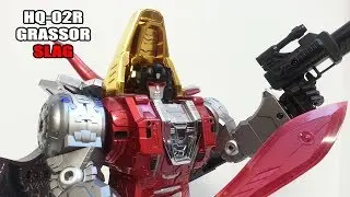 Transformers GigaPower Gigasaurs HQ-02R Grassor (Slag) Chrome  TEAMEVANALMIGHTY