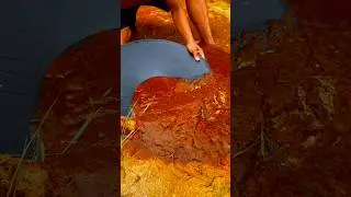 Wow!! Found Gold in the River!! Natural Treasure worth millions of dollar #gold #goodvibes #fyp