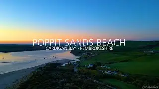 POPPIT SANDS BAY SUNRISE  - CARDIGAN BAY  - PEMBROKESHIRE &copy;MOSSYMEDIA