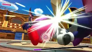 Knocking away Meta Knight's Backup sword too