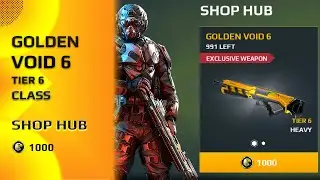 Golden VOID 6 Get From SHOP HUB | #mc5 Golden weapons  | Modern Combat 5 - #Harber theGamer