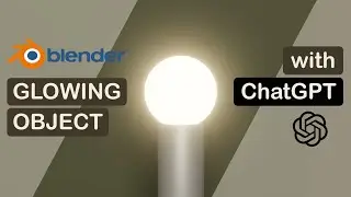 Blender Tutorial: Glowing Object with ChatGPT (Cycles and Eevee) (2023)