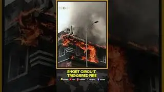 Srinagar Fire: Massive Fire Engulfs Two Commercial Buildings in Barzulla Area | WION Shorts