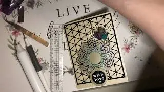 Stash Buster Mandala Card Making #craft #cardmaking #stashbuster
