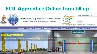 #ECIL How to apply ECIL Apprentice Online Form ECIL Apprentice Recruitment