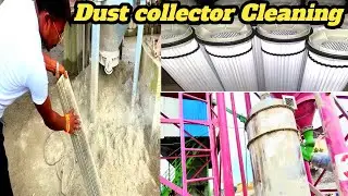 Batching Plant Dust Collector Cleaning | Filter Kaise Nikalte Aur Saaf Karte Hain | Cement Silo 