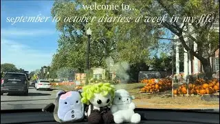 september to october diaries… a week in my life