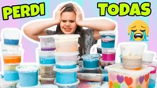 MISTUREI TODAS AS MINHAS SLIMES - NÃO TENHO MAIS SLIMES!!