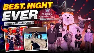 EPIC Christmas Sleepover at Santa’s Wonderland 🎄🎅