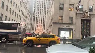 Last Christmas decorations #church #temple #christmas #newyork #shorts
