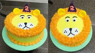 Lion King Birthday Cake | Lion Theme Cake | Lion Face Cake Design | Lion King Cake Design