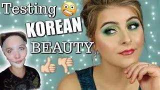 Testing BEST-SELLING & WEIRD KOREAN BEAUTY PRODUCTS // #YesStyle Try-On!