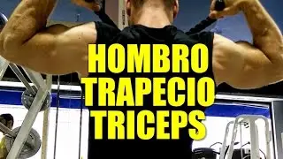 ENTRENAMIENTO HOMBRO, TRAPECIO, TR&Iacute;CEPS, PECTORAL - VeganBuilding - Culturista natural vegano