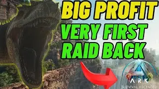 Ark Survival Ascended Our very first raid back on Ark! Big profit!