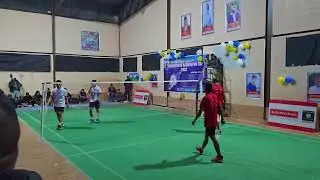 Tarakeshwor 2082 badminton tournament  Nepal police club team won the match (Rai.h and  lamsala)