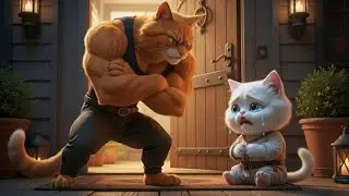 Ginger Cat Angry After Finding Little Kitten at Door - Stories Saga