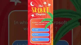 Microsoft | 36 | THE SECRET CHAPTER | #riddles #quiz #shortsvideo