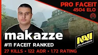 CS2 POV | makazze NAVI Junior IS LIGHTNING FAST ANCIENT🔥 w/prosus/k1to (ANCIENT) FACEIT LVL 10