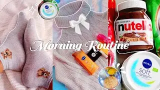 7AM Morning Routine | Productive Cozy Morning, Skin care, cleaning & organizing, making breakfast