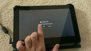 ViewSonic gTablet (2010) on Android Froyo 2.2 Shutdown Screen