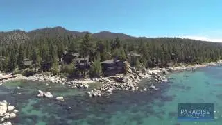 Drone Tour of South Lake Tahoe Nevada Lakefront Homes