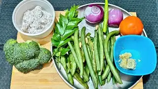Broad and French Beans with coconut mix