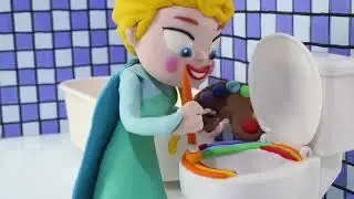 Frozen Elsa BUTT PAINT PRANK vs Ben 10 in Real Life with Hulk Joker Fun Movie