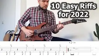 10 Easy & Cool Guitar Riffs to Learn for 2022 (with Tabs)