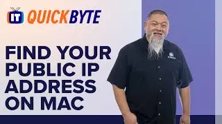 How to Find your Public IP Address from the Terminal on MacOS | An ITProTV QuickByte