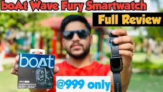 BoAt Wave Fury Smartwatch Review | Big Display & Functional Crown Bluetooth Calling Under 1500