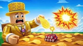 😱СЪЕШЬ ЧИПС С БОМБОЙ и Выживи в Роблокс! Смешная Битва Нубика и Фрусти!