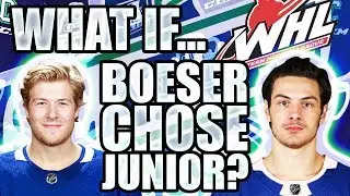 What If Brock Boeser Chose Junior Hockey Instead Of NCAA? WHL: Seattle Thunderbirds W/ Mathew Barzal