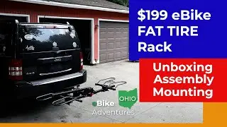 $199 eBike Fat Tire Rack - Unboxing, Assembly, and Install on Vehicle
