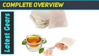 TamBee 3x4 Inch Drawstring Tea Bag Muslin Mesh Tea Bags - The Ultimate Eco-Friendly Tea