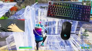 Razer Huntsman TE (Linear Optical Switch) Fortnite Gameplay w/Keyboard Sounds