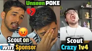 GODL Unseen Poke SCOUT🚨 Scout on Betting Sponsor ✅ Joker Crazy Reaction on Scout 1v4 👀