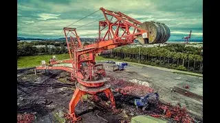 High Reach Demolition of Stacker and Reclaimer - Royal Portbury Docks, Bristol