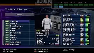 PES 2 - Jogadores Secretos da Master Liga 2 - Stats - PS2