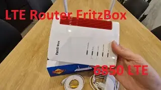 AVM Fritzbox 6850 LTE 4G Router Hands-On Lieferumfang und Anschl&uuml;sse