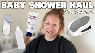 Baby Shower Haul, 4th Time Mom, Minimal Baby Must Haves, 28 Weeks Pregnant