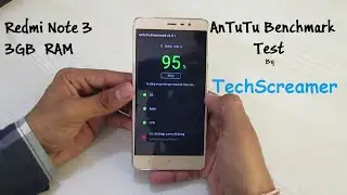 AnTuTu Benchmark Test On Redmi Note 3 3GB RAM Version With Heavy Apps Installed.