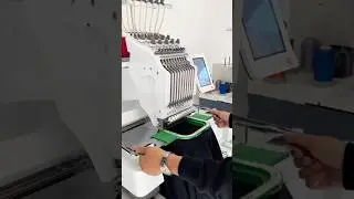 How to use 5.1x5.1in  Magnetic hoop & hooping station kit with Ricoma EM1010 embroidery machine?