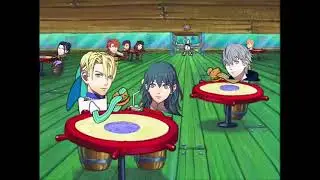 Flayn missing portrayed by Spongebob [Fire Emblem Three Houses]